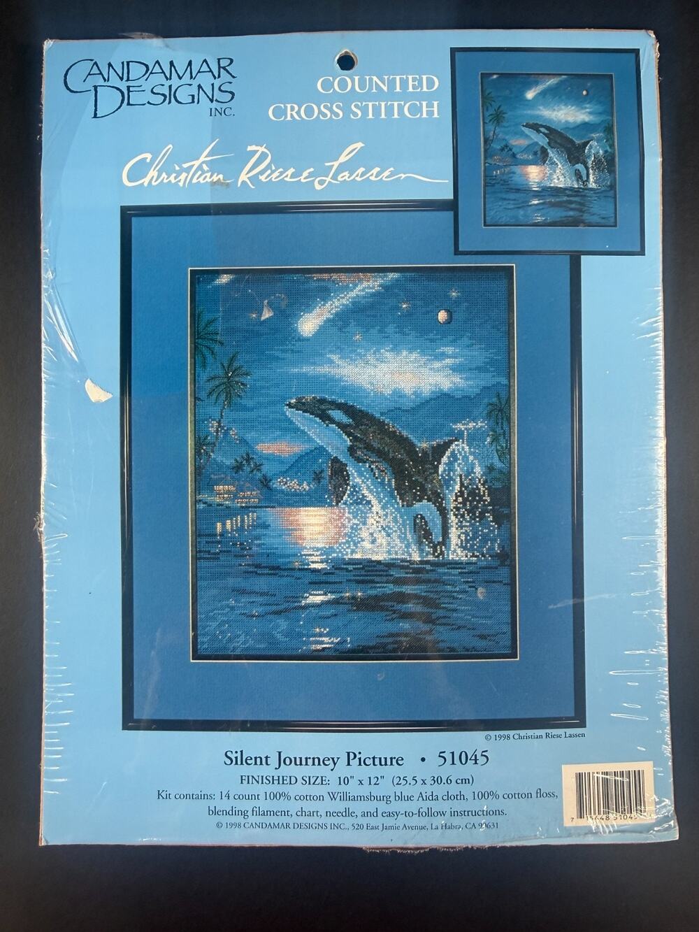 Candamar Designs Christian Riese Lassen "Silent Journey" Cross Stitch Kit 51045
